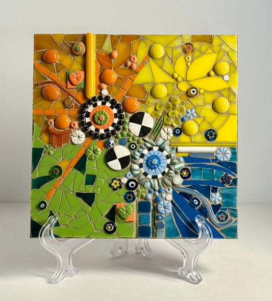 Colorful Pinwheels - Mosaic Art