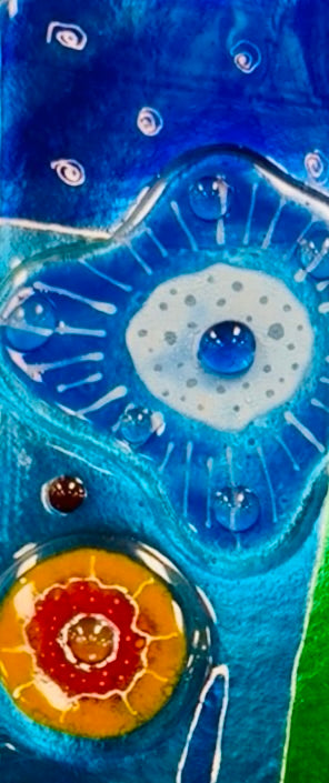 Gorgonia Abstract - Fused Glass Art